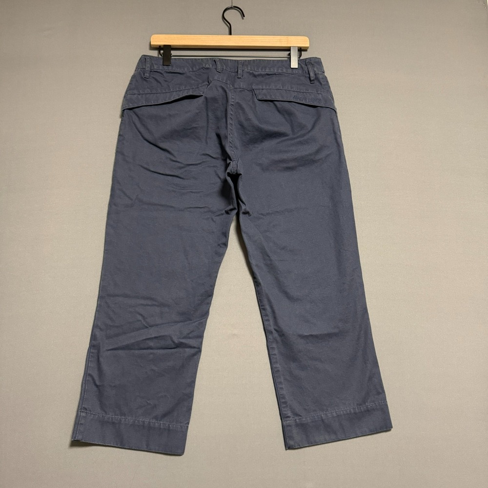Arc'teryx Cropped Pants Women Size 10 Blue Gorpcore Outdoor Hiking Travel Cotton - Picture 9 of 14